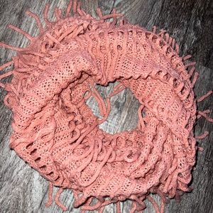 Pink Infinity Scarf
